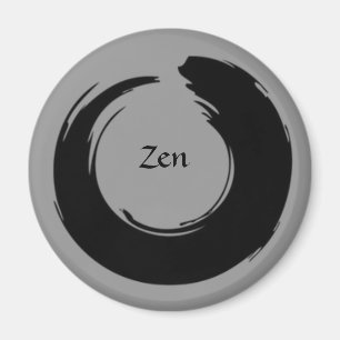 Zwart/grijs Zen Magnet