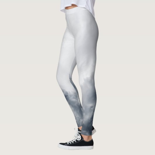 Zwart-grijze alles-over-druk Leggings (Links)