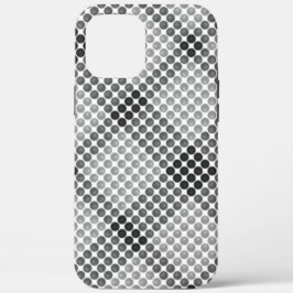 Zwart-grijze ballen of gaten, vierkant met uitgeli Case-Mate iPhone case