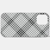 Zwart-grijze ballen of gaten, vierkant met uitgeli Case-Mate iPhone case (Achterkant (horizontaal))