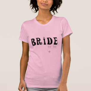 Zwart/Grijze Bruid Te Zijn T-shirt