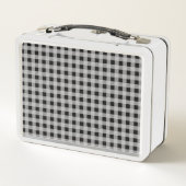Zwart Grijze Buffalo Plaid School & Werk (Achterkant)