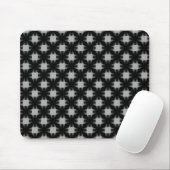 Zwart-grijze Daring-schijven Mousepad Muismat (Met muis)