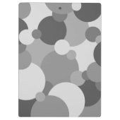 Zwart-grijze moleculen Klembord (Achterkant)