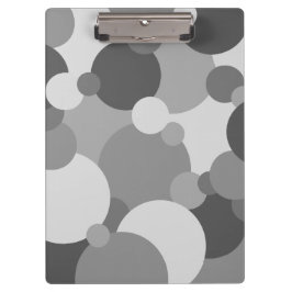 Zwart-grijze moleculen Klembord