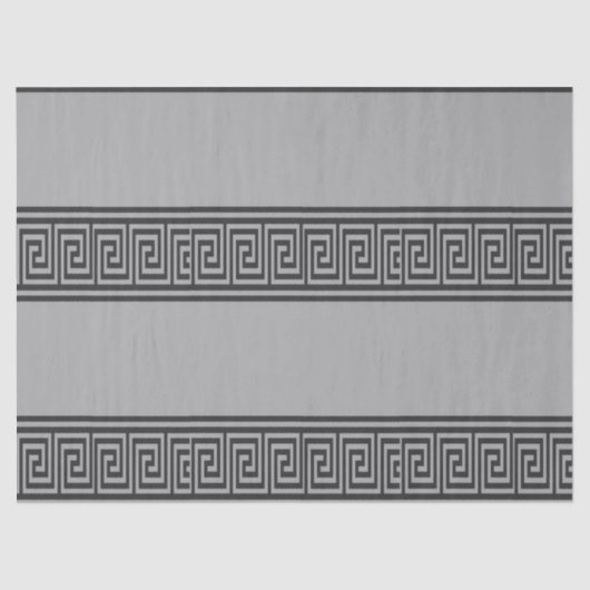 Zwart-grijze toetsaanslagen tissuepapier (Voorkant)