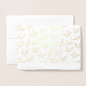 Zwart grillig kalligrafie Afstuderen dank u Folie Kaarten (Met envelop)