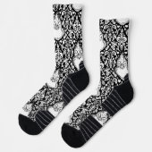  zwart grinch-patroon sokken (Links)