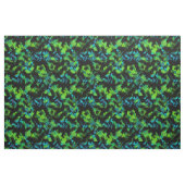 Zwart-groen abstract stof (Fat Quarter)