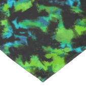 Zwart-groen abstract tafelkleed (Gekanteld)