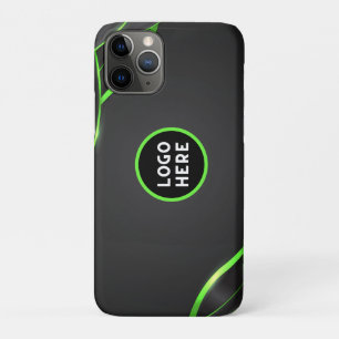 Zwart & Groen Abstract Vloeibaar Design Voeg Log Case-Mate iPhone Case