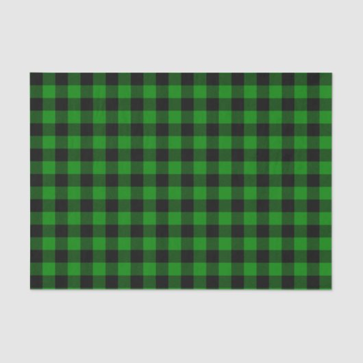 Zwart-groen bufferpapier tissuepapier (Voorkant)