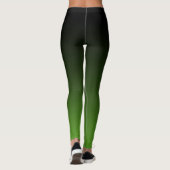 Zwart & Groen "Elke wilde kan dansen" Jane Austen Leggings (Achterkant)