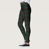 Zwart Groen en Rood Tartan Schotse Ruit Leggings (Links)