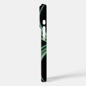 Zwart & Groen  Fractal-aanpassingen voor alle geva Case-Mate iPhone Case (Achterkant / Links)
