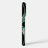 Zwart & Groen  Fractal-aanpassingen voor alle geva Case-Mate iPhone Case (Achterkant / Rechts)