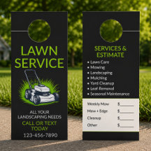 Zwart groen gazonverzorging Schatting