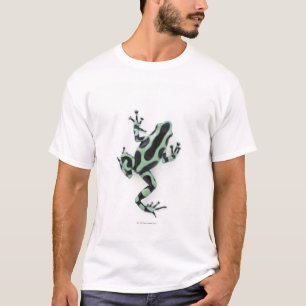 Zwart-groen giftige kunstkikker 2 t-shirt
