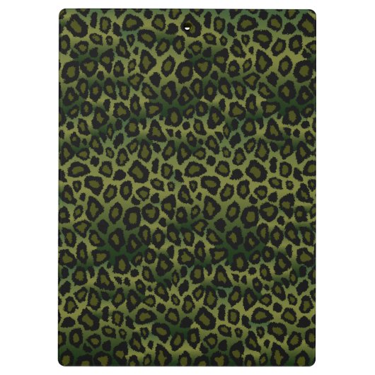  zwart-groen Glitter Design Cliboard Klembord (Achterkant)