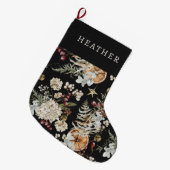 Zwart groen kerstsok (Voorkant (Hangend))