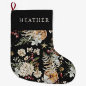 Zwart groen kerstsok (Voorkant)