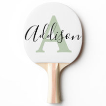 Zwart groen monogram initiaal