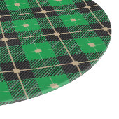 Zwart groen patroonpatroon snijplank (Hoek)