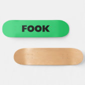 Zwart groen skateboard (Horizontaal)