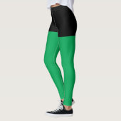 Zwart & Groen Superhero Shorts Leggings (Links)