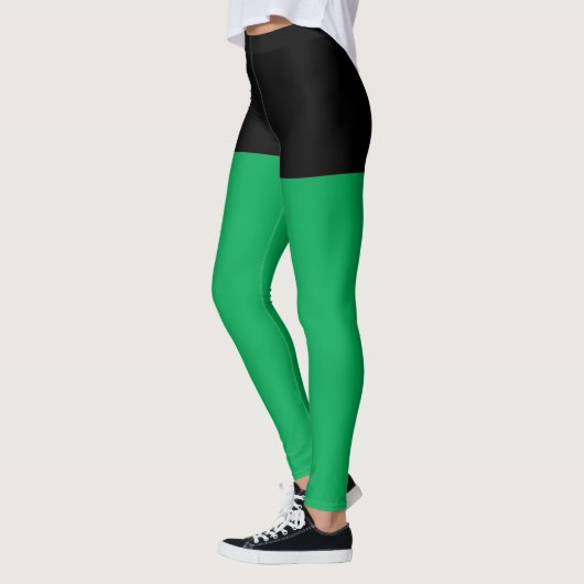 Zwart & Groen Superhero Shorts Leggings (Links)