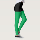 Zwart & Groen Superhero Shorts Leggings (Rechts)