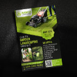 Zwart & Groen Tuin Landscaping Lawn Care Maaien Flyer<br><div class="desc">Deze opvallende tuinarchitectuur flyer sjabloon is ontworpen om u te helpen nieuwe klanten aan te trekken en uw verkoop te stimuleren. Toon uw services,  markeer speciale aanbiedingen zoals kortingen en kijk hoe uw bedrijf groeit! Met de aanpasbare lay-out kunt u eenvoudig uw bedrijfsinformatie,  logo en afbeeldingen toevoegen.</div>