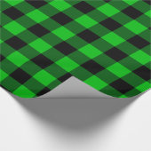 Zwart groen vinkpapier voor opvulling Modern desig Cadeaupapier (Hoek)