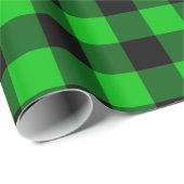 Zwart groen vinkpapier voor opvulling Modern desig Cadeaupapier (Rol Hoek)