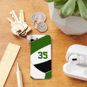 Zwart Groen Volleybal Club Team Spirit Gifts Sleutelhanger