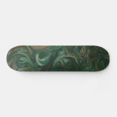 Zwart Groen wervelingsskateboard Skateboard (Horizontaal)