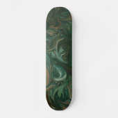 Zwart Groen wervelingsskateboard Skateboard (Voorkant)