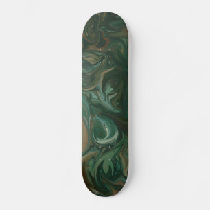Zwart Groen wervelingsskateboard Skateboard