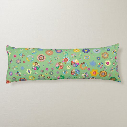 Zwart-groene buffer lichaamskussen (Achterkant)