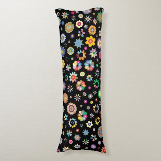 Zwart-groene buffer lichaamskussen (Voorkant Verticaal)