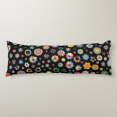 Zwart-groene buffer lichaamskussen (Voorkant)