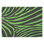 Zwart-groene dikke vingerafdruk tafelkleed (Voorkant (Horizontaal))