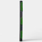 Zwart-groene gehelderde vierkantjes of schaakstijl Case-Mate iPhone case (Achterkant / Rechts)