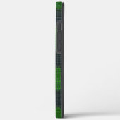 Zwart-groene gehelderde vierkantjes of schaakstijl Case-Mate iPhone case (Achterkant / Links)