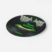 Zwart-groene heks Brew Papieren Bordje (Gekanteld)