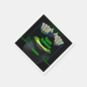 Zwart-groene heks Brew Servet (Hoek)