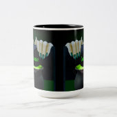 Zwart-groene heks Brew Tweekleurige Koffiemok (Center)