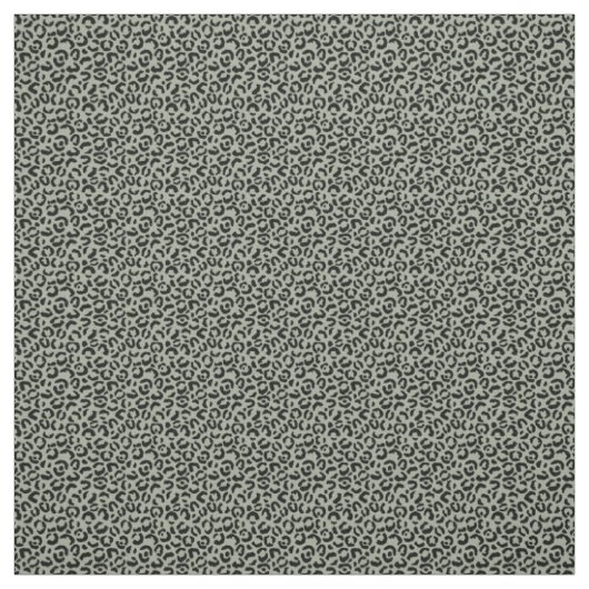 Zwart-groene luipaard stof (Swatch)