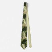 Zwart groene tan camouflage stropdas (Voorkant)