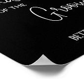 Zwart Grootmoeder van de bruidegom Memorial Bruilo Poster (Hoek)